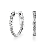 Essential Diamond Hoop Earrings (0.50ct) - Dracakis Jewellers